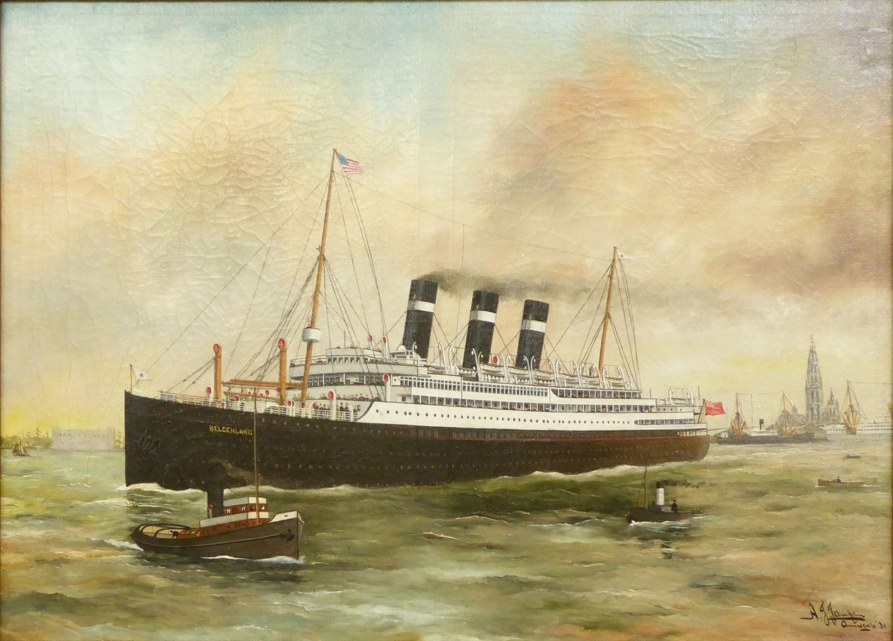 A. J. Jansen - SS "Belgenland" della Red Star Company Anversa 1931-b da Harry J. Jansen