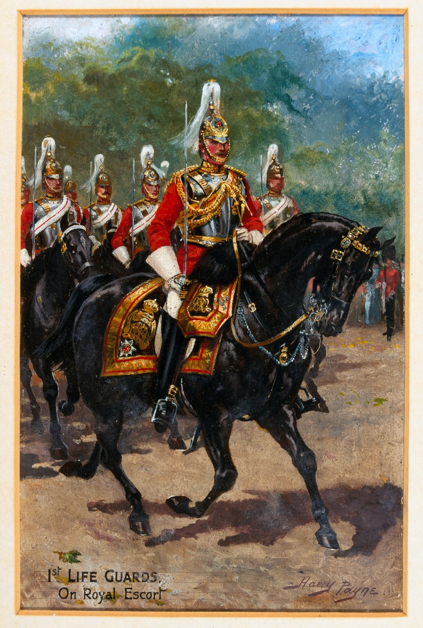 1st Life Guards, in scorta reale da Harry Payne