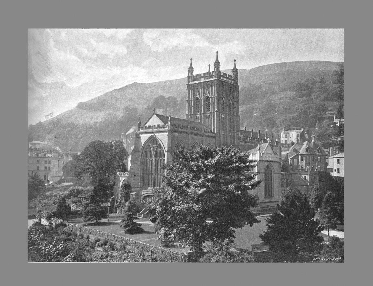 Chiesa Priorale, Great Malvern, c1900 da Harvey Barton