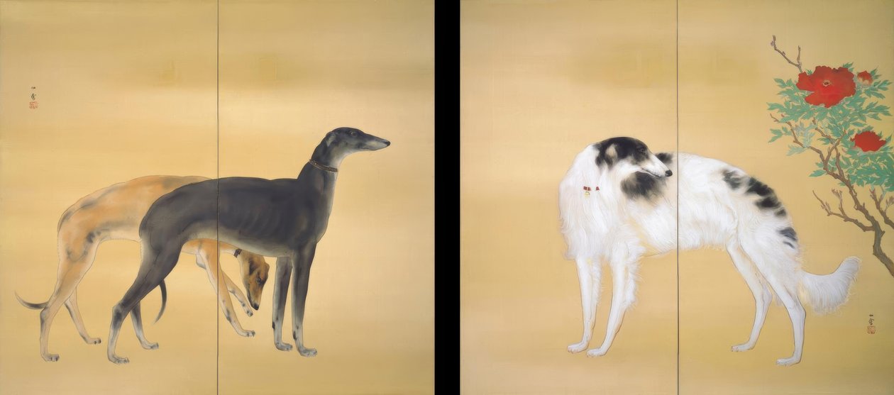 Cani europei da Hashimoto Kansetsu