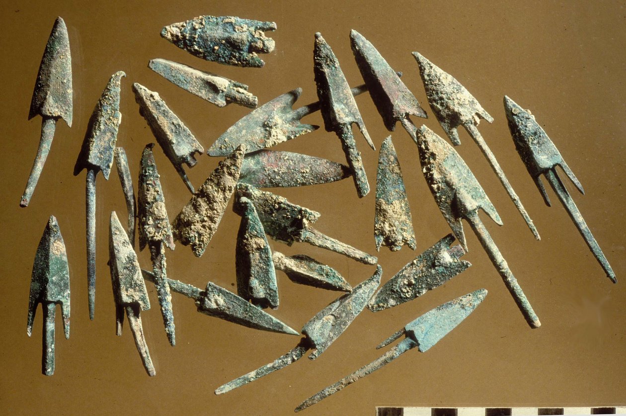 Punte di freccia trovate nella Cittadella di Gerusalemme da Hasmonean