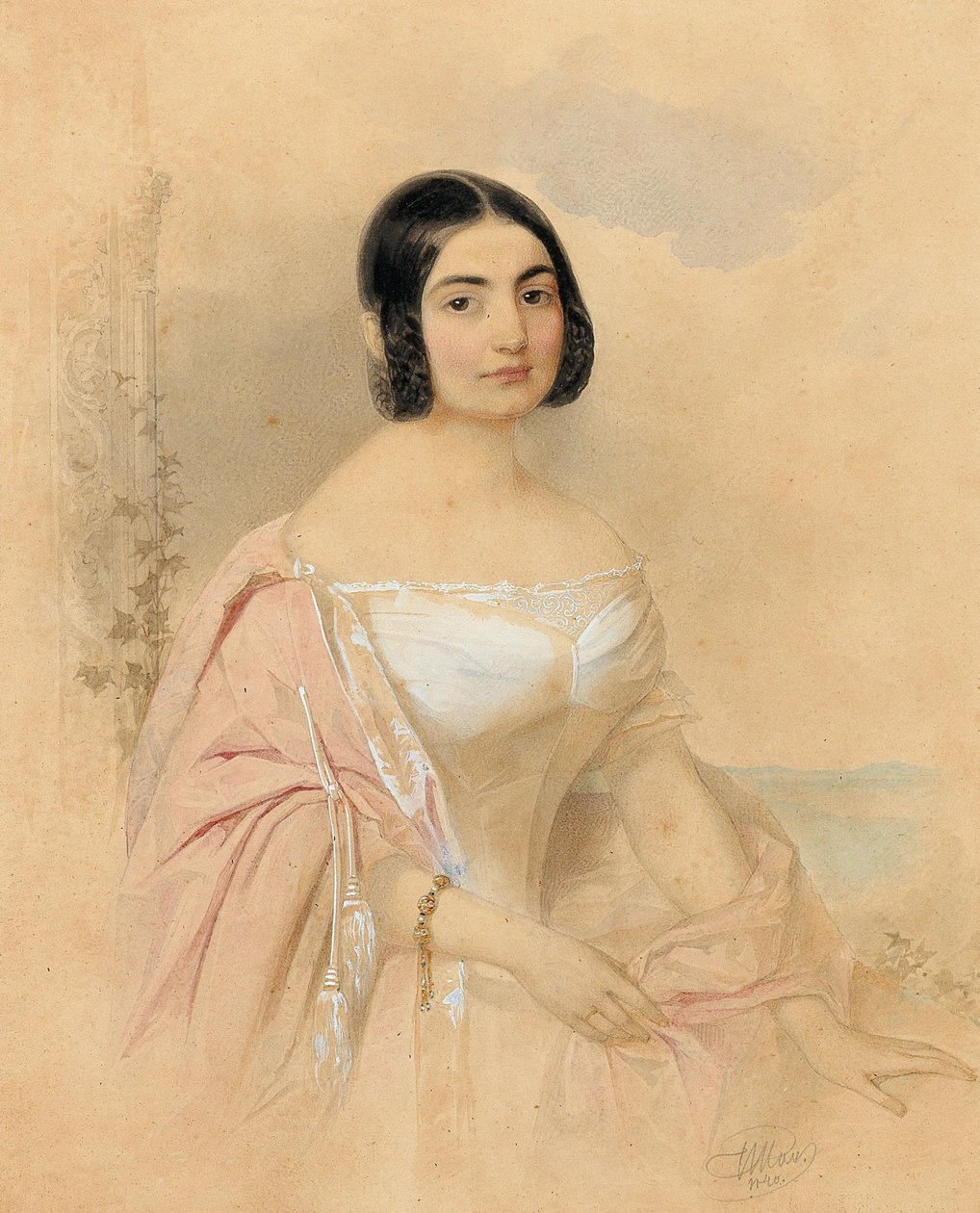 Ritratto della Contessa Marie von Tattenbach, nata von Lion da Hau