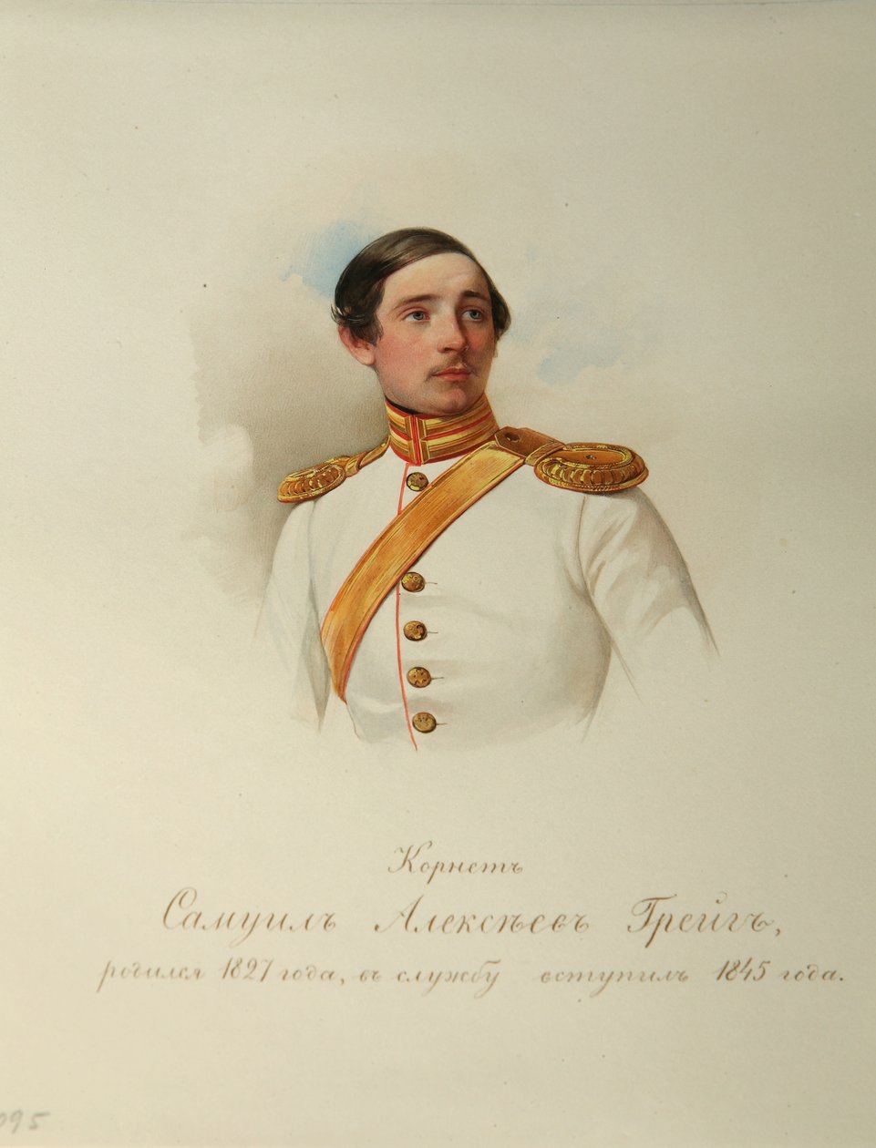 Ritratto di Samuil Alexeyevich Greig 1827-1887 dall