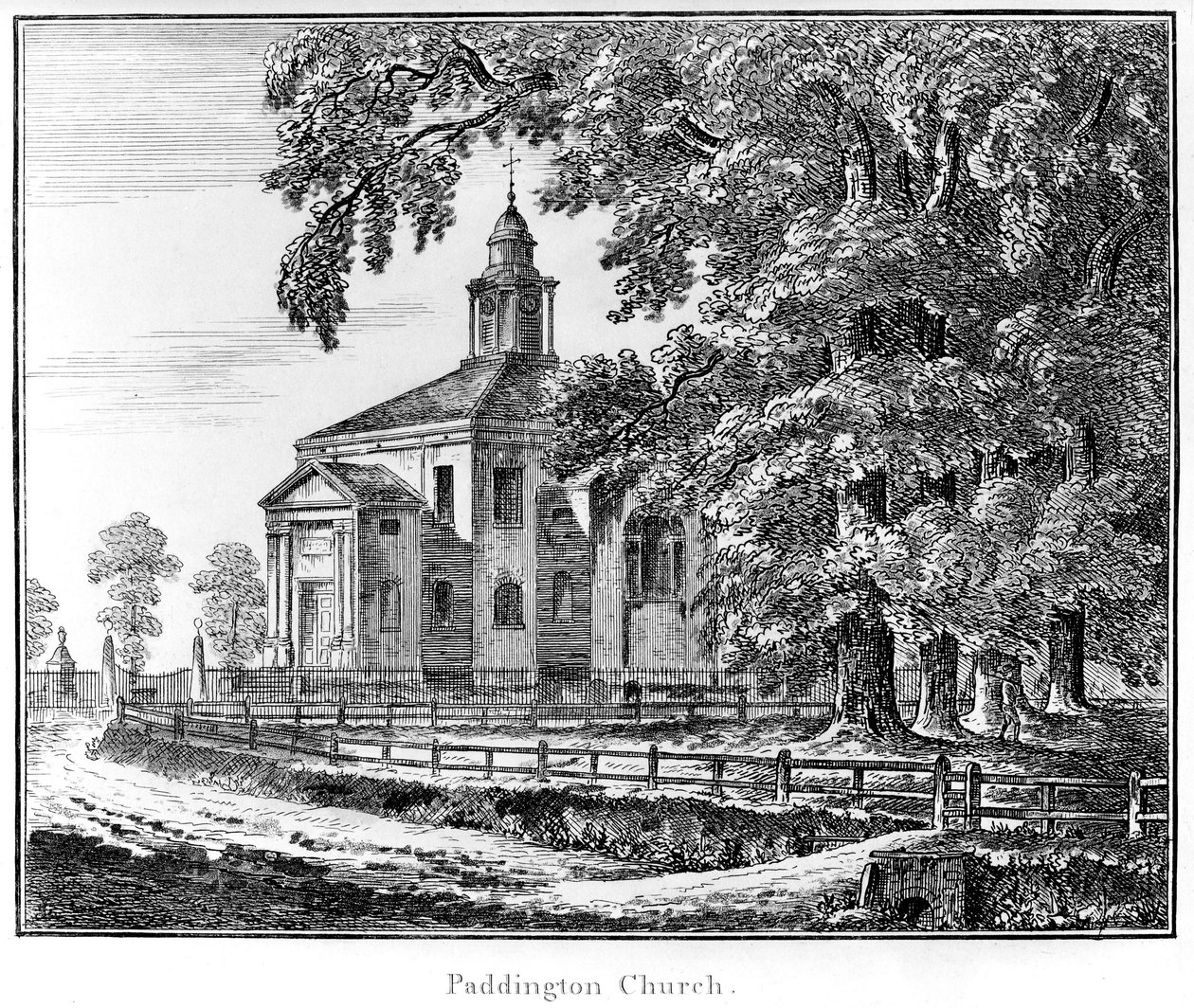 Chiesa di Paddington, 1795 da Haynes King
