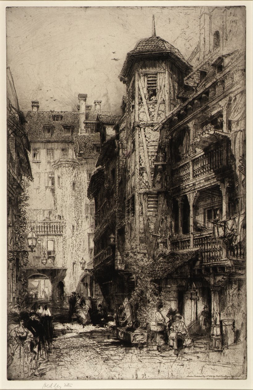 Cour de Corbeau, Strassburg da Hedley Fitton