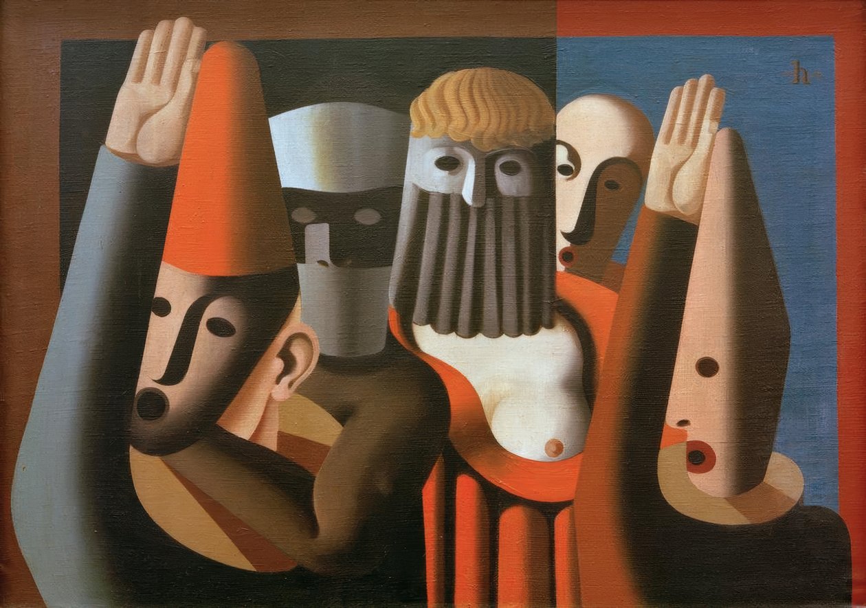 Maschere da Heinrich Hoerle
