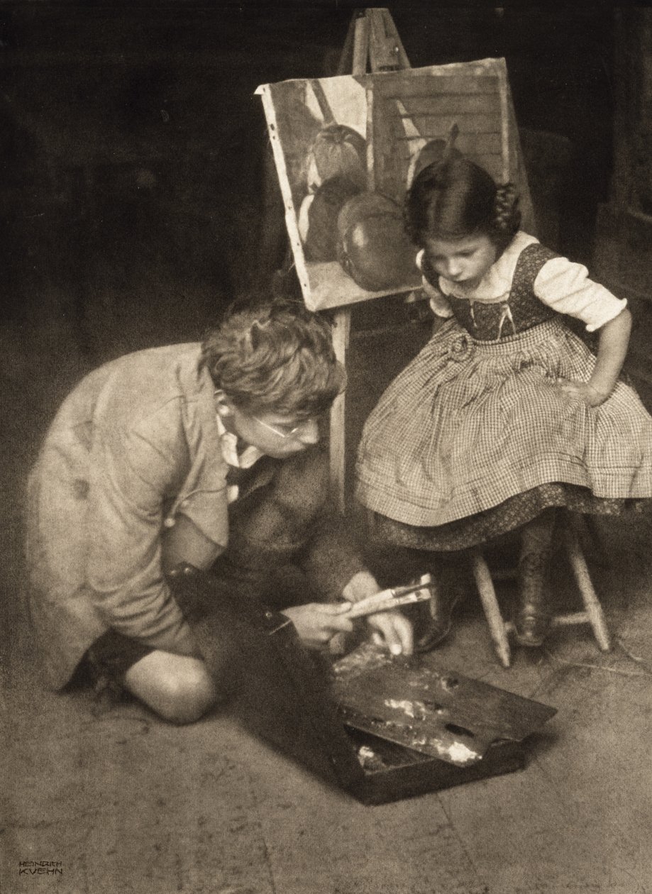 Walter e Lotte al Cavalletto, 1909 da Heinrich Kuhn