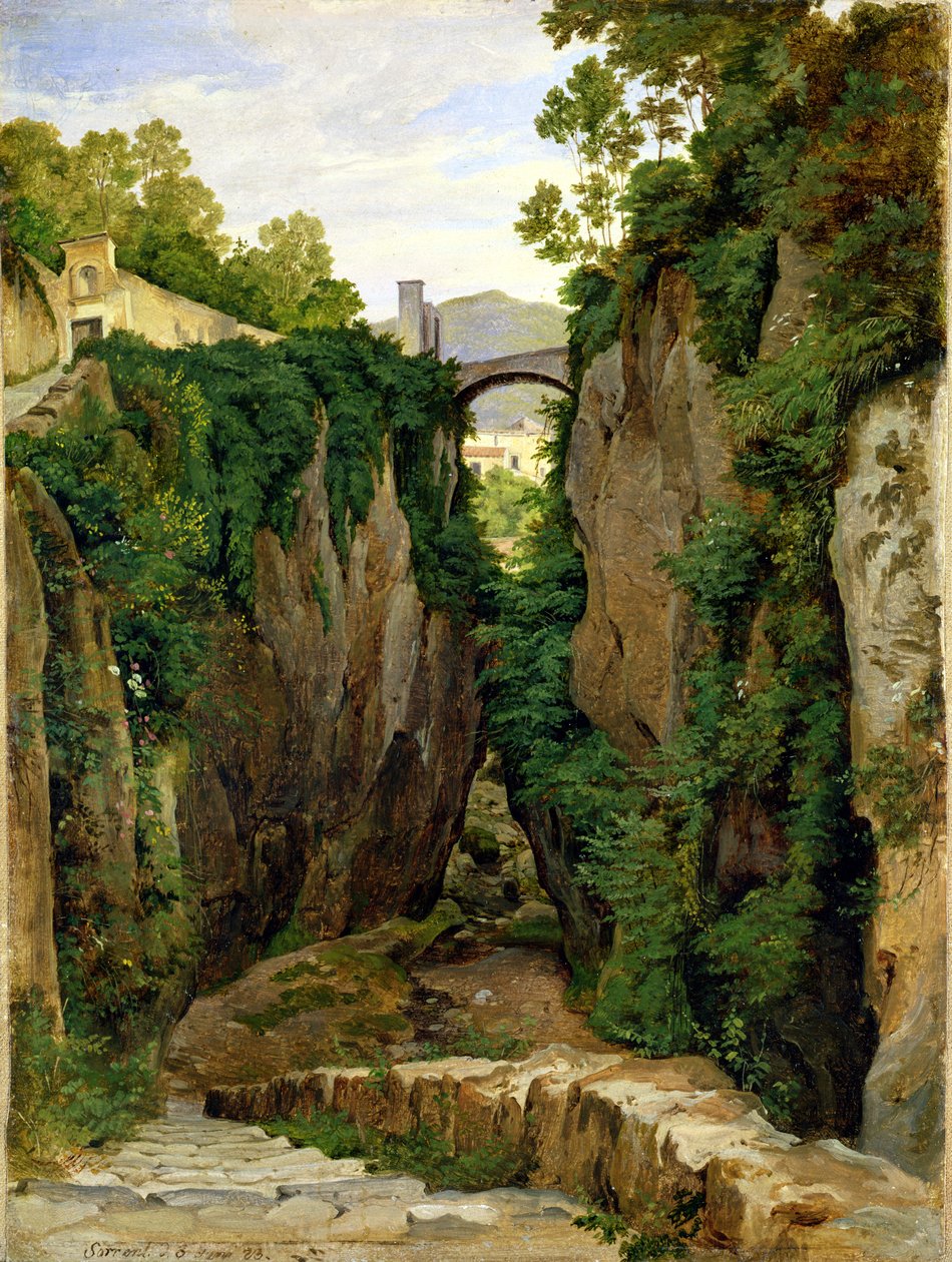 Gola rocciosa a Sorrento, 1823 da Heinrich Reinhold