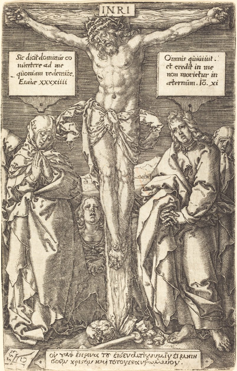 Cristo sulla croce da Heinrich Aldegrever