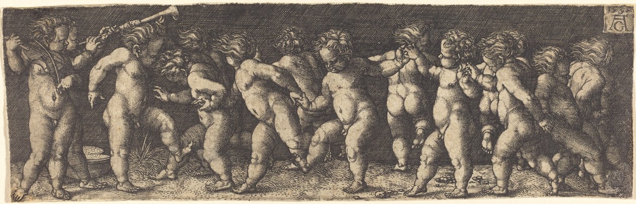 Bambini che ballano da Heinrich Aldegrever
