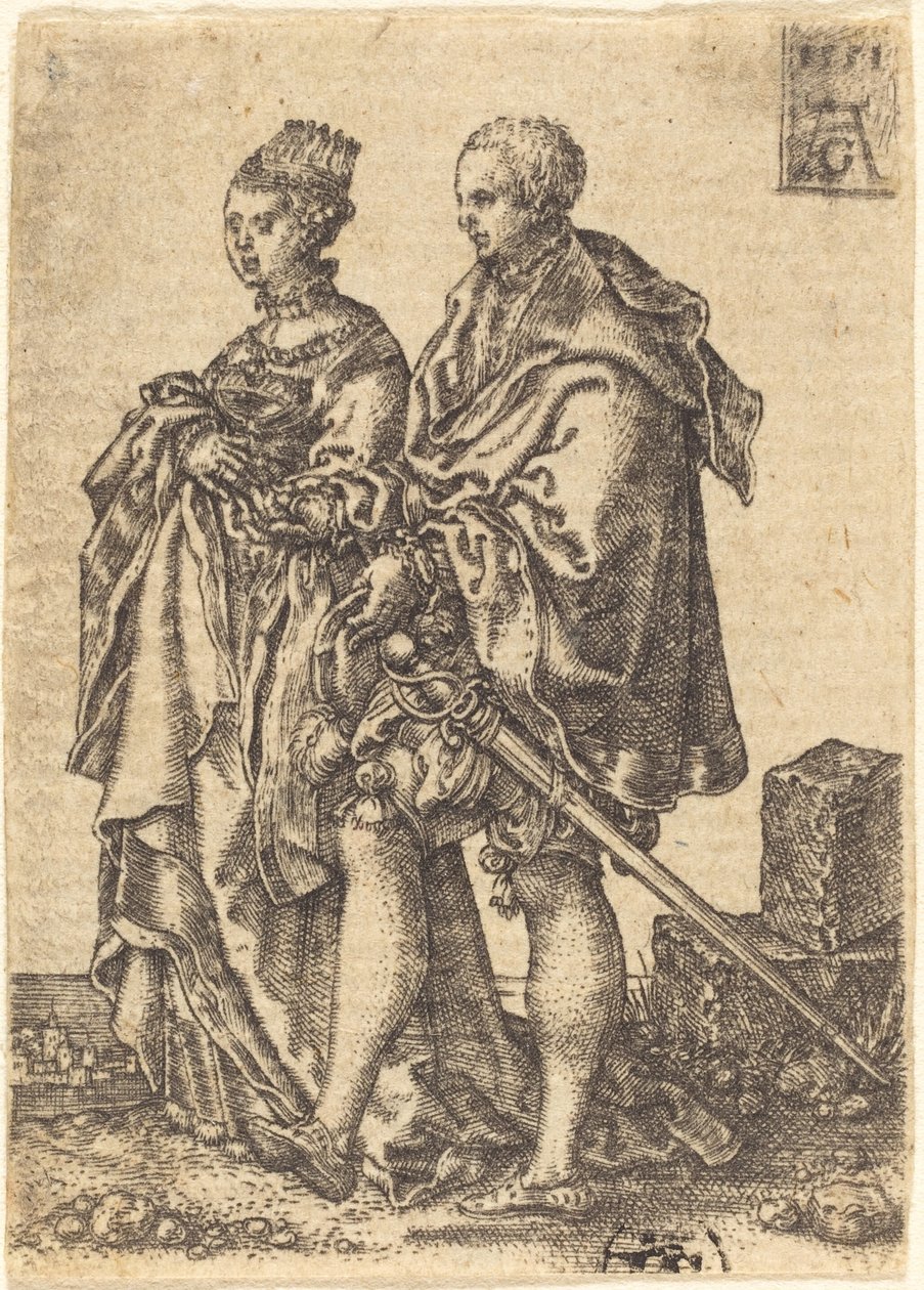Coppia danzante da Heinrich Aldegrever