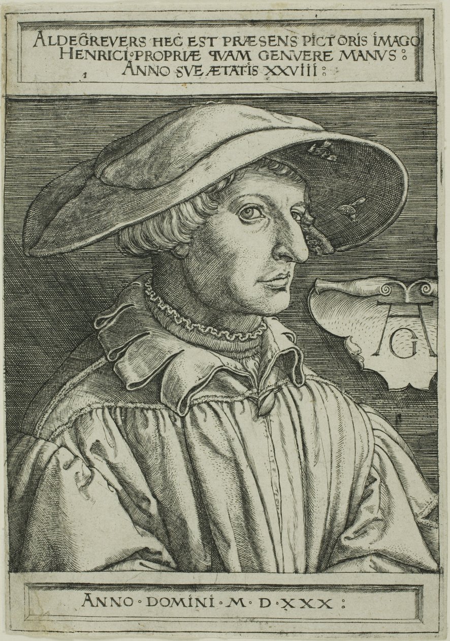 Heinrich Aldegrever, di 28 anni da Heinrich Aldegrever