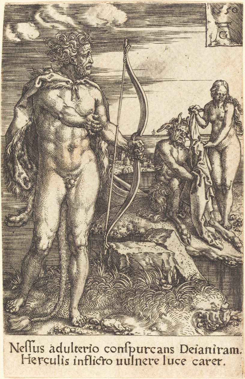 Ercole uccide Nesso da Heinrich Aldegrever