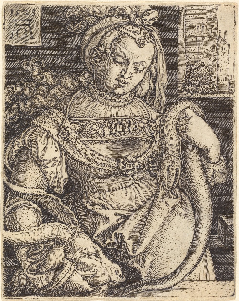 Intemperanza, 1528 da Heinrich Aldegrever