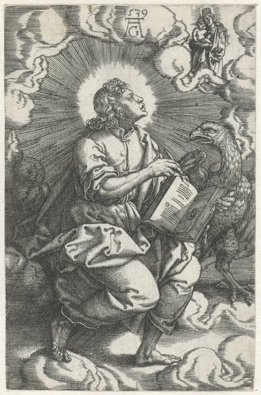 Giovanni (serie dei quattro evangelisti) da Heinrich Aldegrever