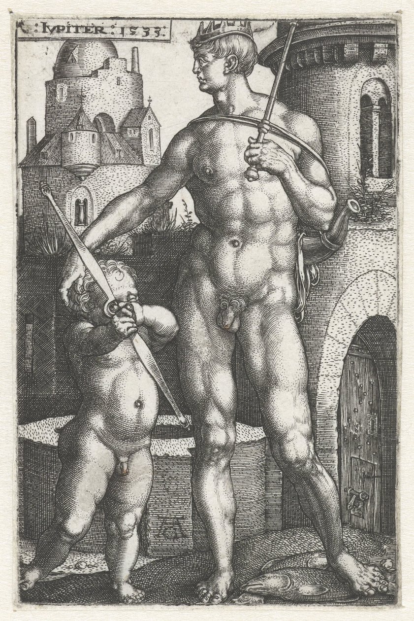 Giove da Heinrich Aldegrever