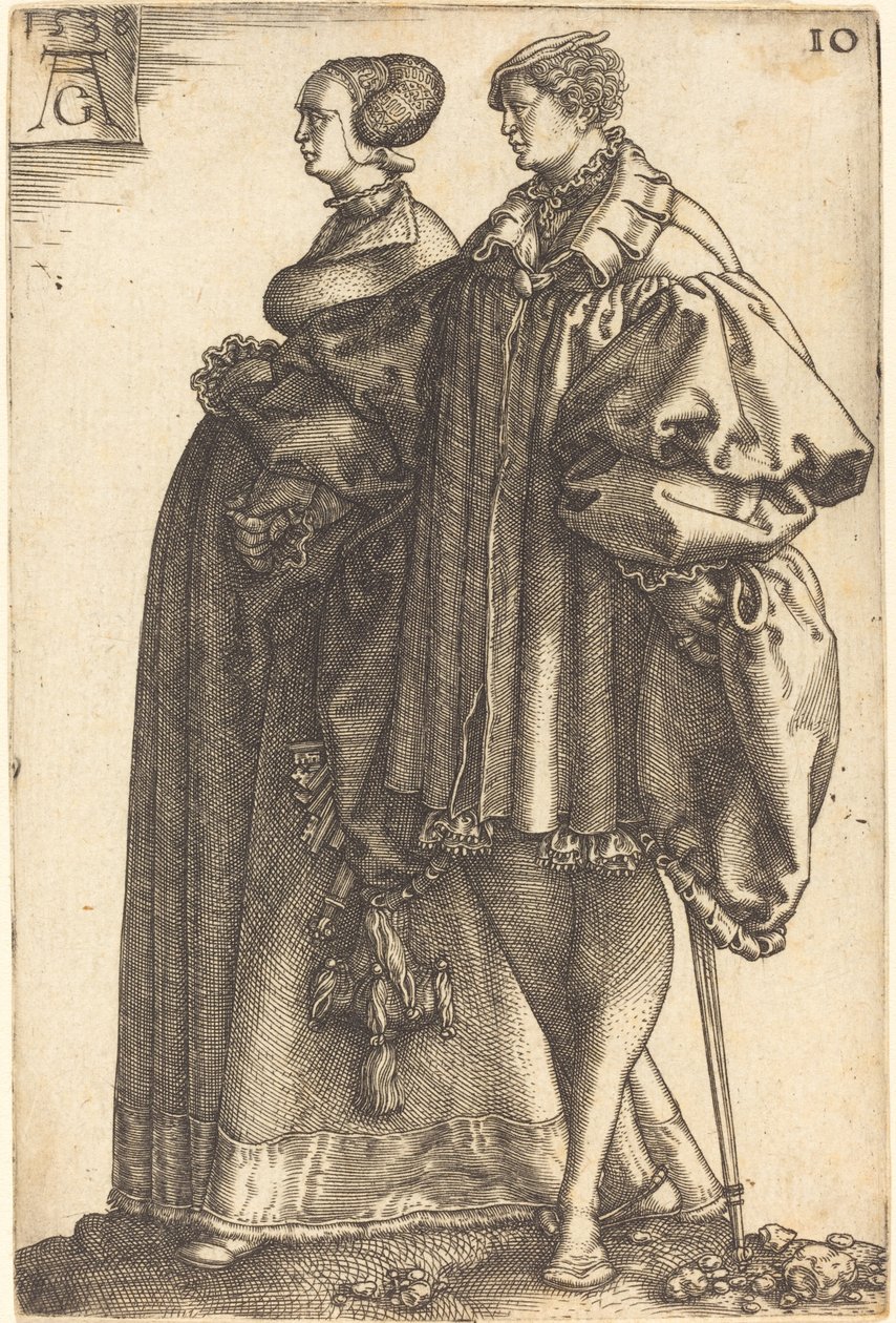 Grandi ballerini di nozze da Heinrich Aldegrever
