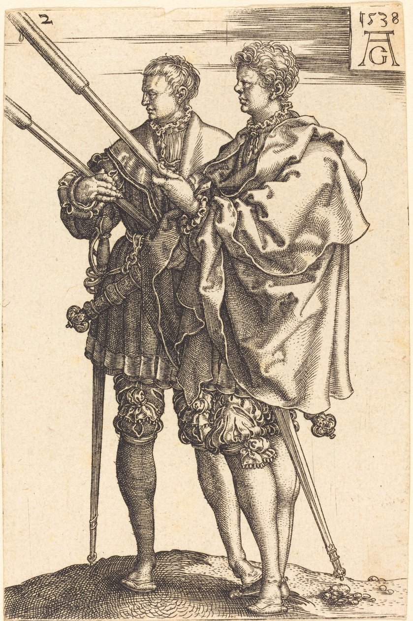Grandi ballerini di nozze da Heinrich Aldegrever