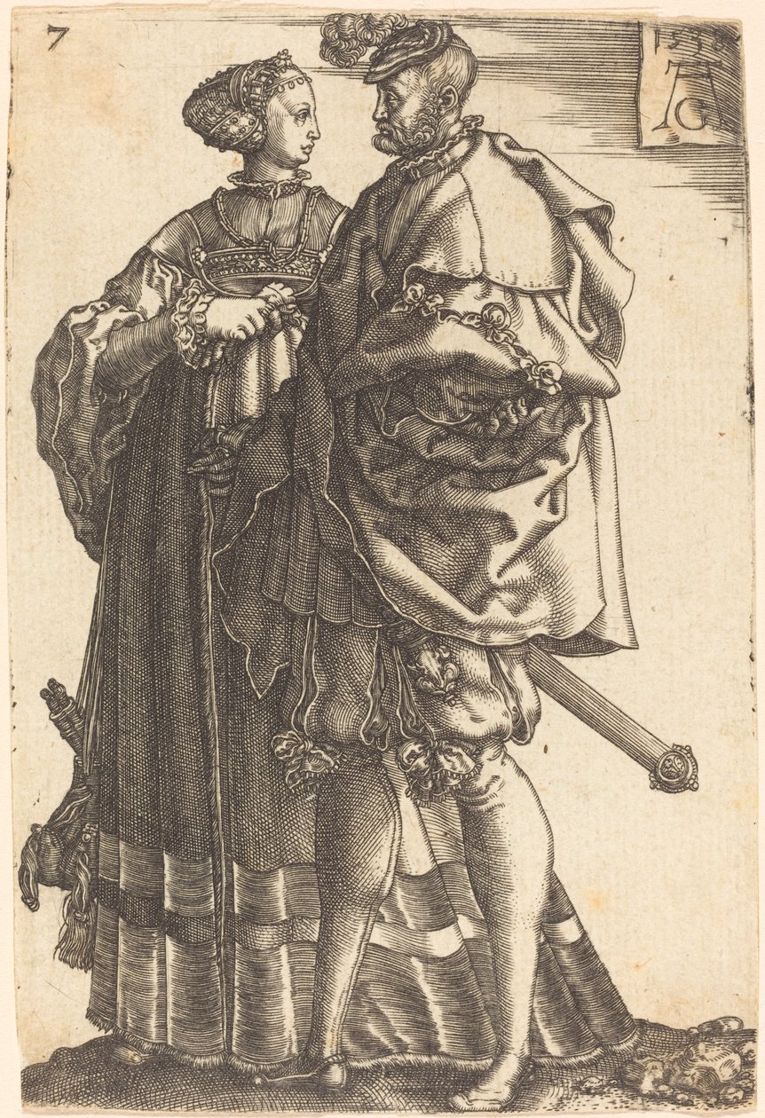 Grandi ballerini di nozze da Heinrich Aldegrever