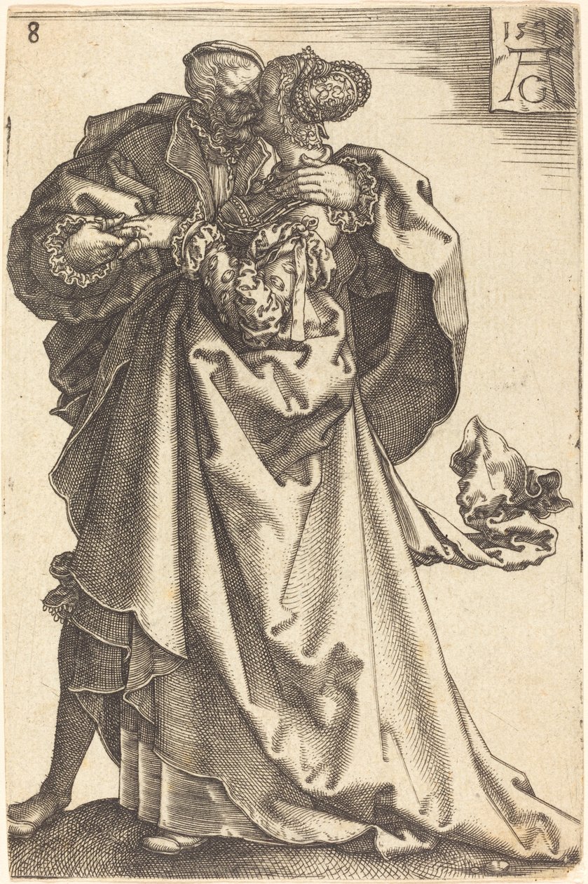 Grandi ballerini di nozze da Heinrich Aldegrever