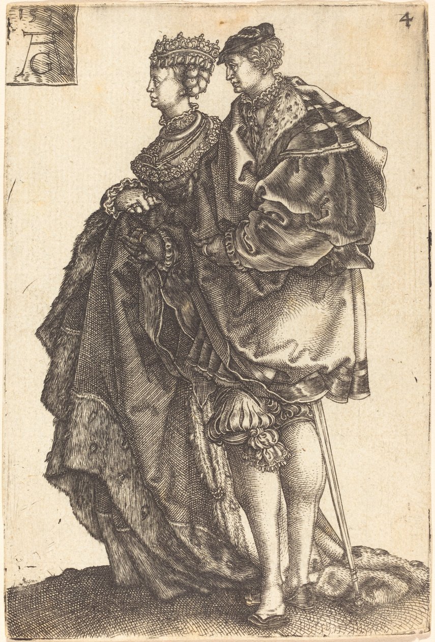 Grandi ballerini di nozze da Heinrich Aldegrever