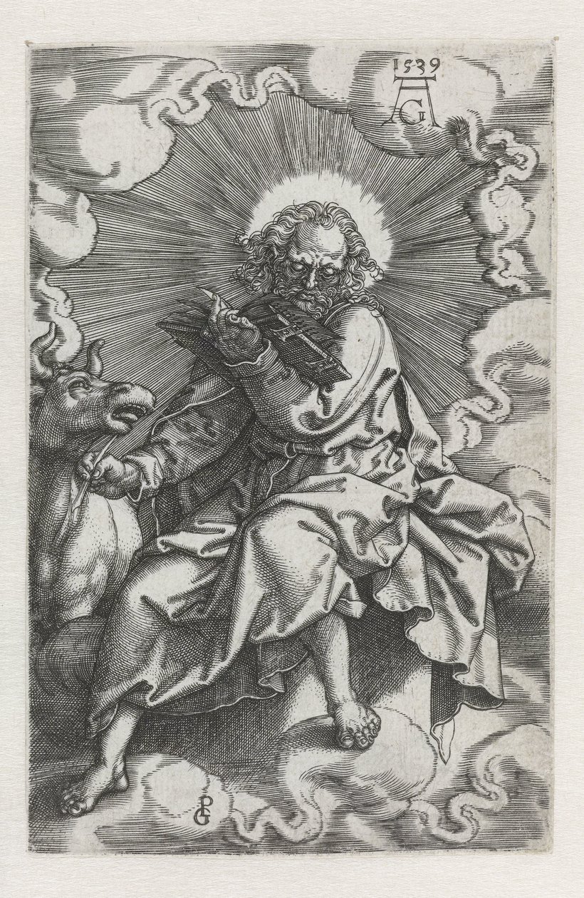 Luca (I quattro evangelisti) da Heinrich Aldegrever