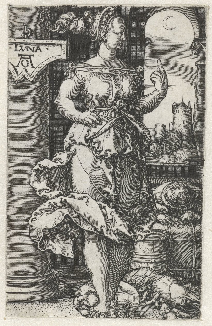 Luna da Heinrich Aldegrever