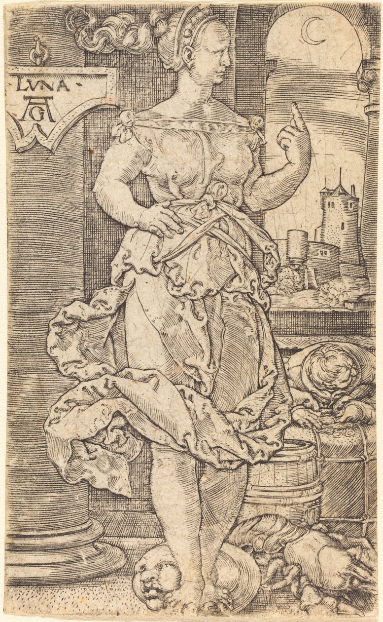 Luna da Heinrich Aldegrever