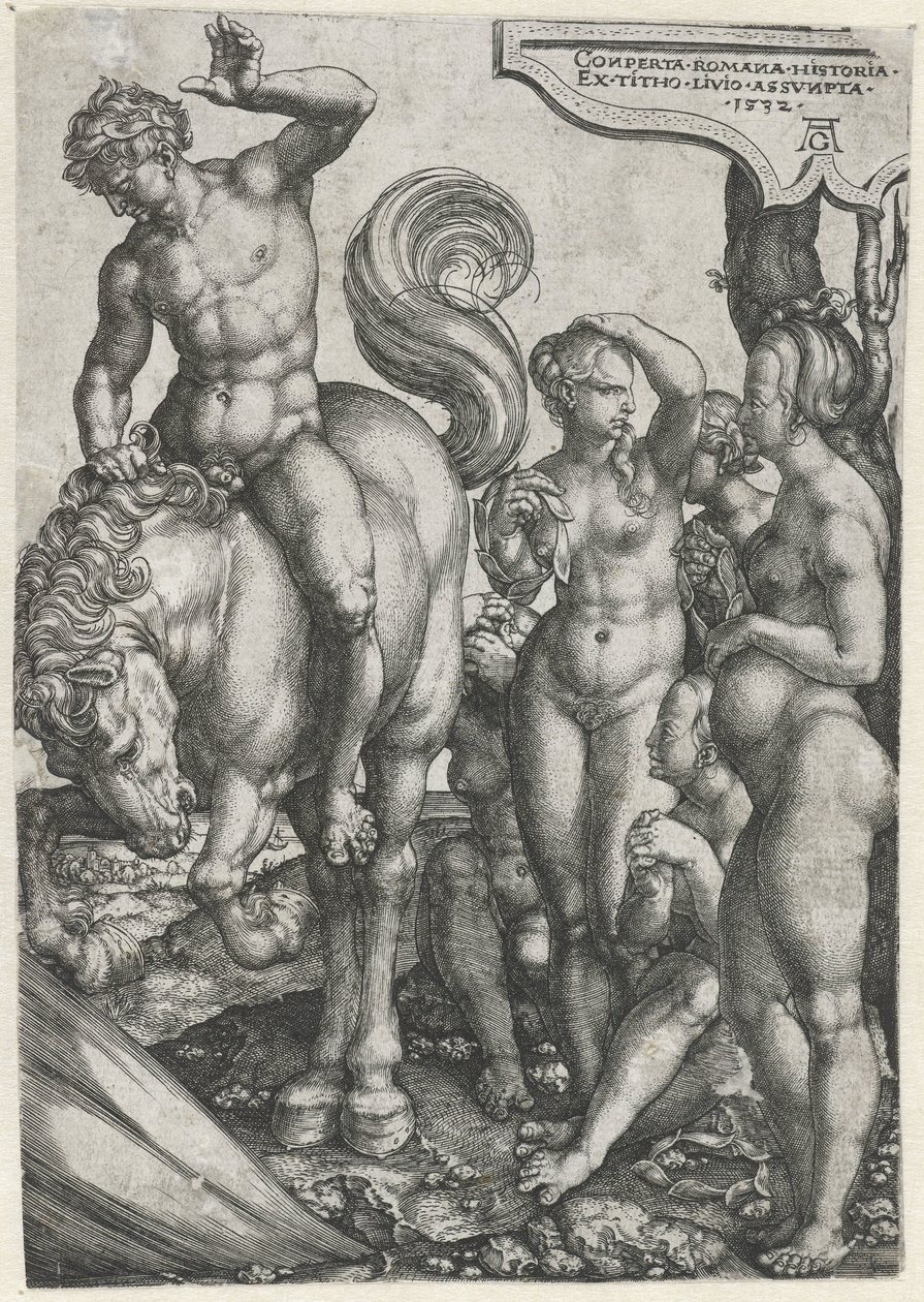 Marco Curzio da Heinrich Aldegrever