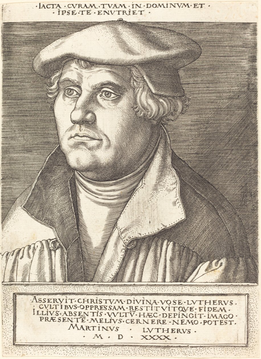Martin Lutero da Heinrich Aldegrever