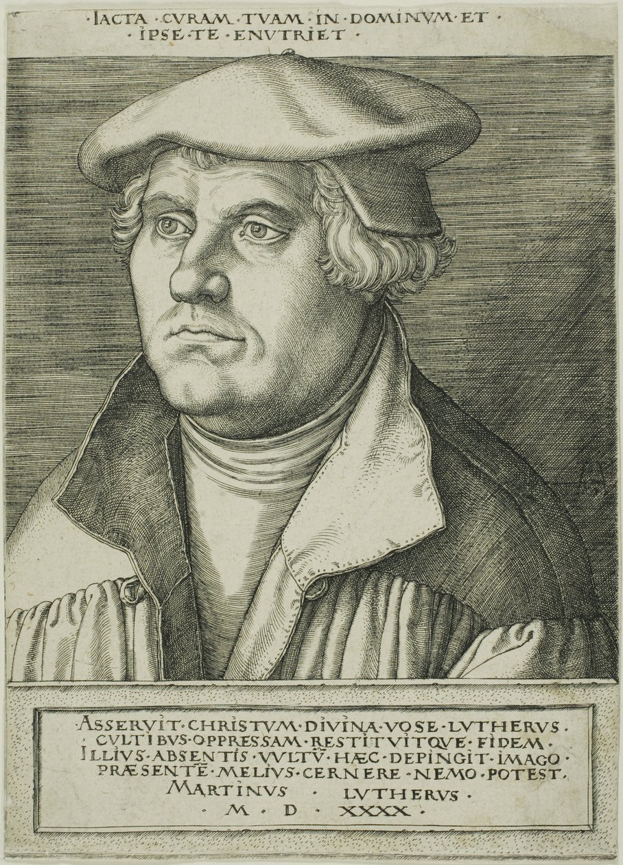 Martin Lutero da Heinrich Aldegrever