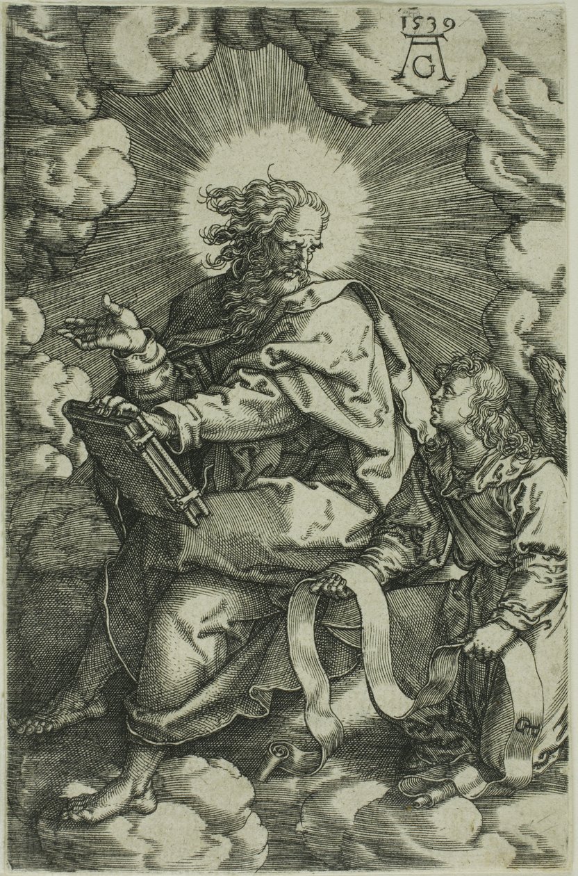 Matteo, dai Quattro Evangelisti da Heinrich Aldegrever