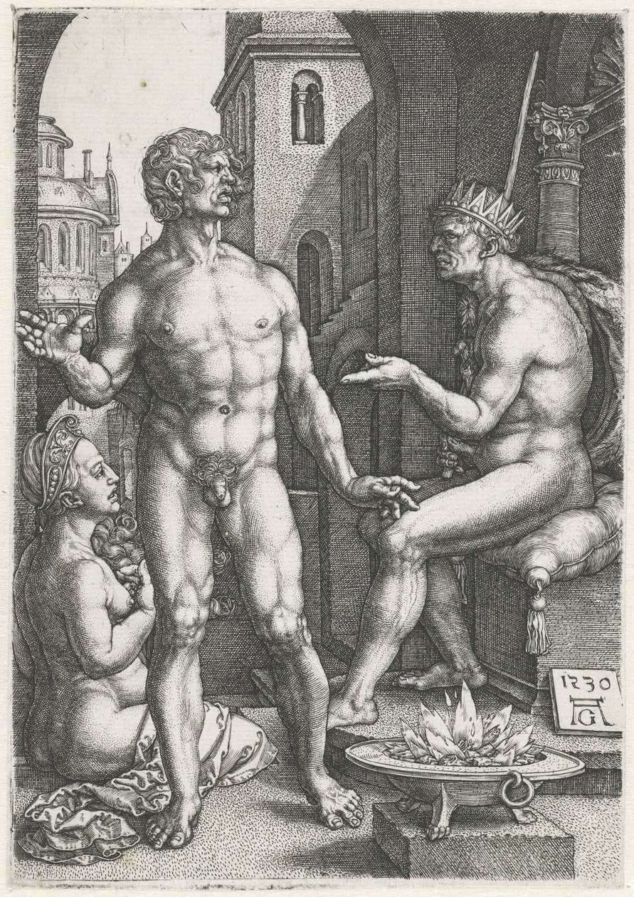 Muzio Scevola da Heinrich Aldegrever