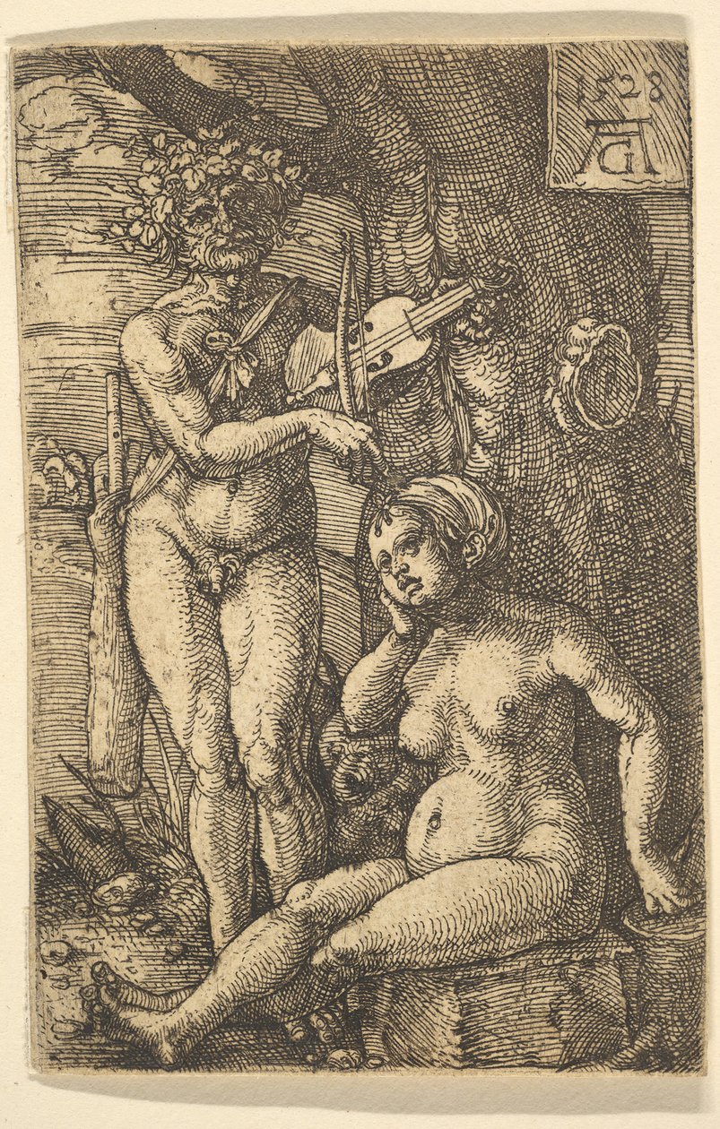 Orfeo ed Euridice, 1528 da Heinrich Aldegrever