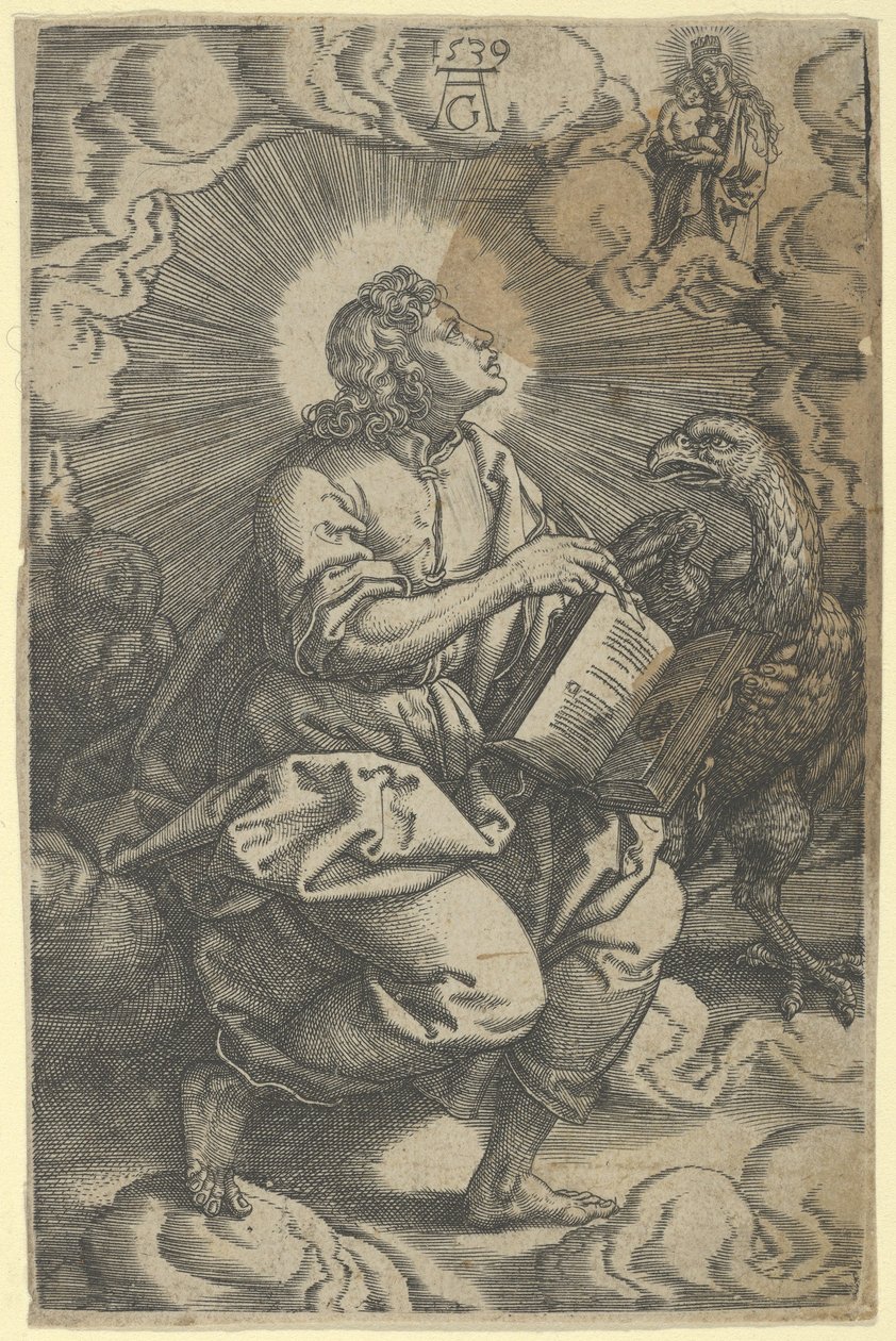 San Giovanni, dai Quattro Evangelisti, 1539 da Heinrich Aldegrever
