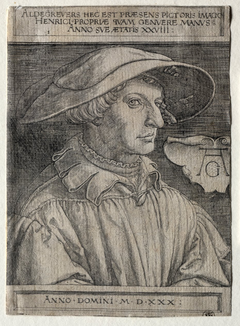 Autoritratto da Heinrich Aldegrever