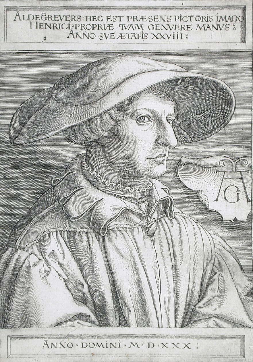 Autoritratto da Heinrich Aldegrever