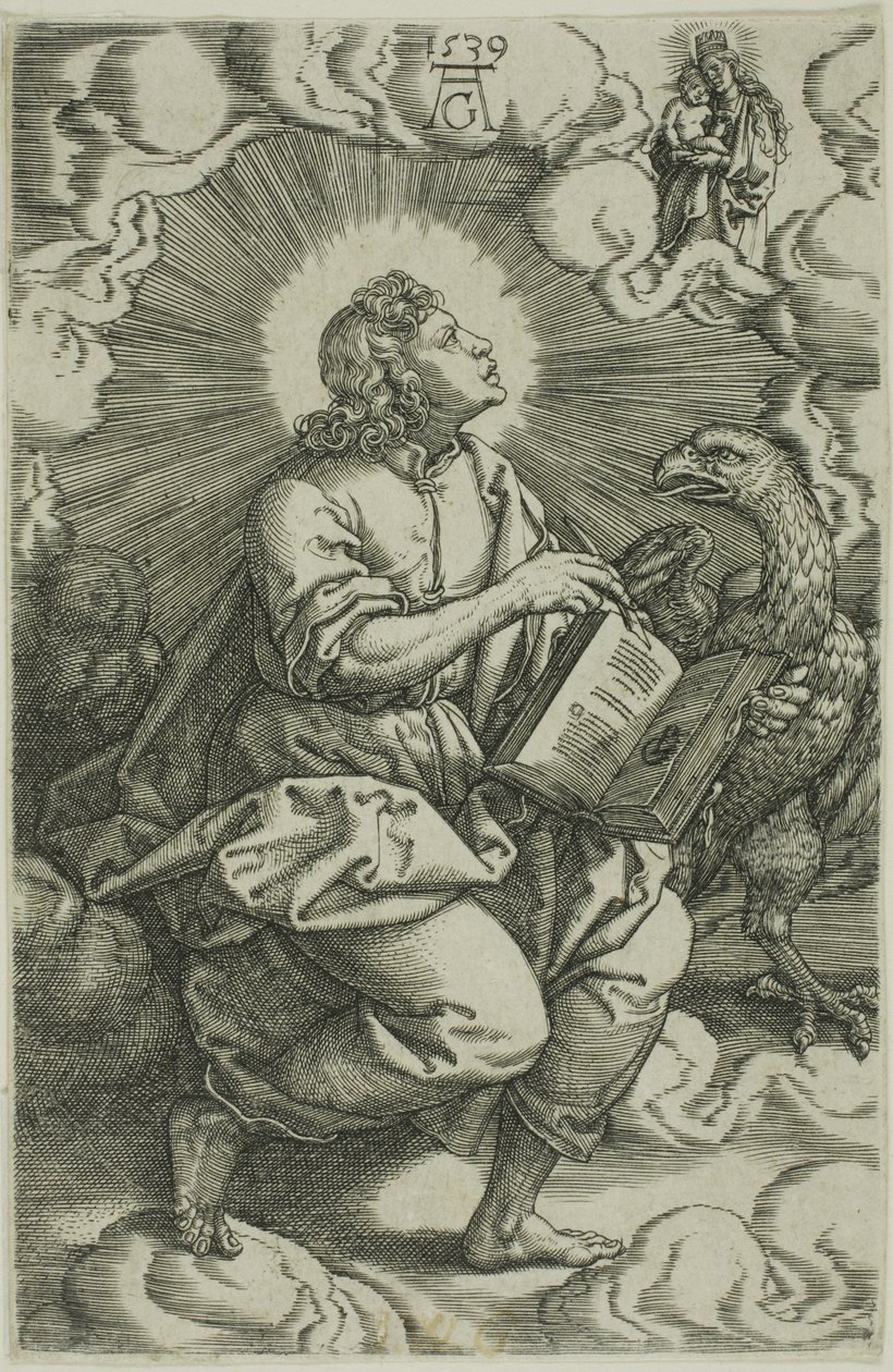San Giovanni, dai Quattro Evangelisti da Heinrich Aldegrever
