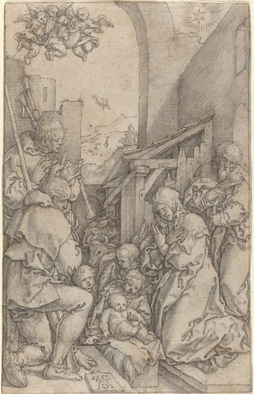 La natività da Heinrich Aldegrever