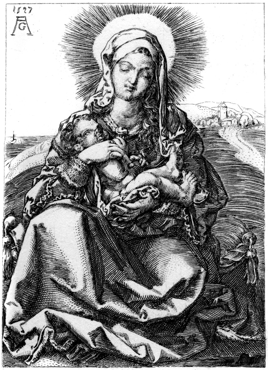 La Vergine, 1527 1849 da Heinrich Aldegrever