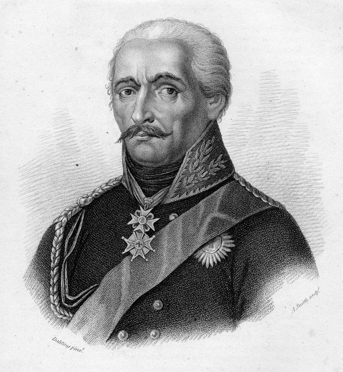 Generale Gebhard Leberecht von Blücher, inciso da Adam Smith da Heinrich Anton Dahling
