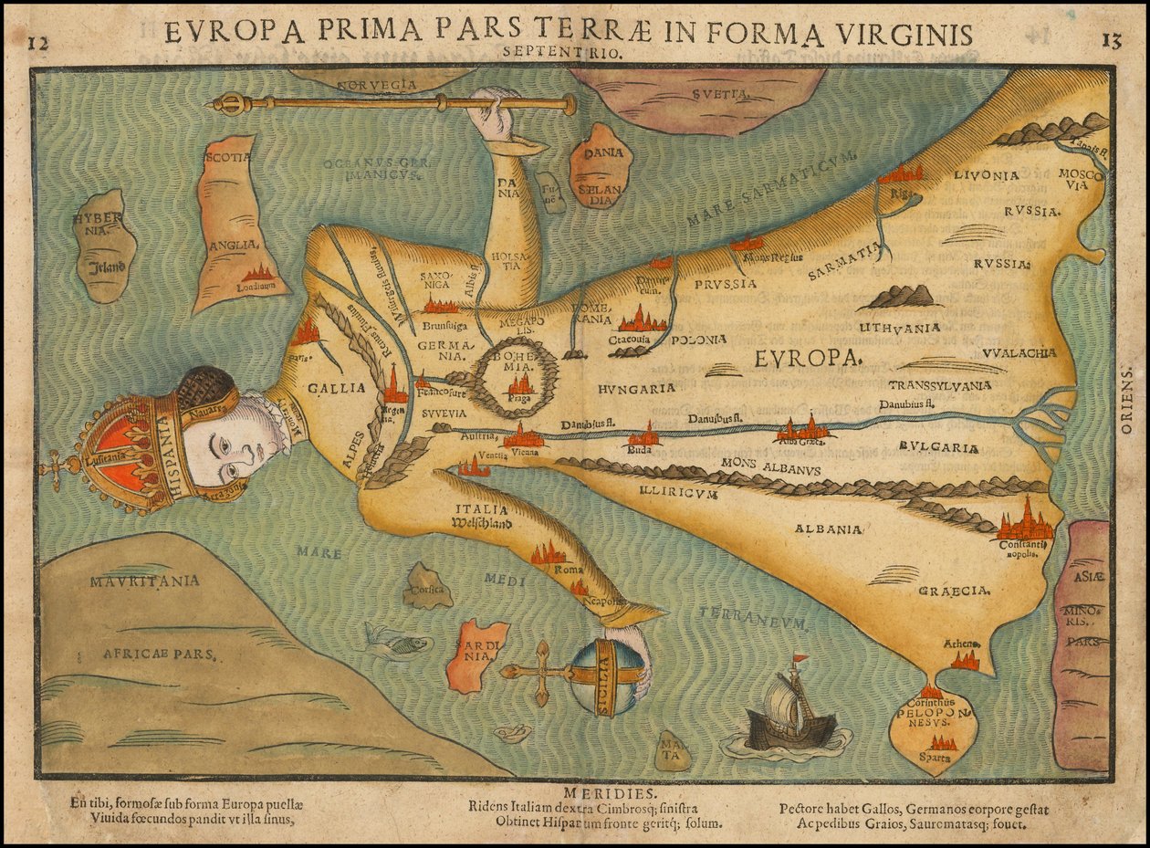 Carta antropomorfa dell