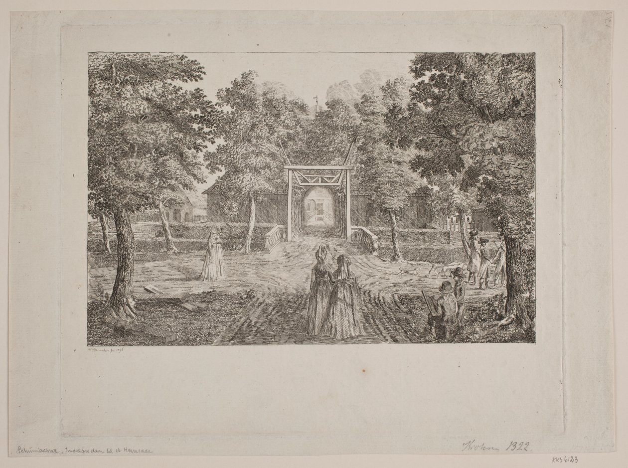 Ingresso a una tenuta da Heinrich Christian Schumacher