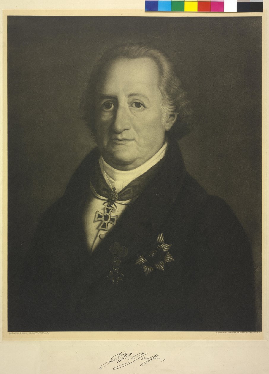 Johann Wolfgang von Goethe da Heinrich Christoph Kolbe