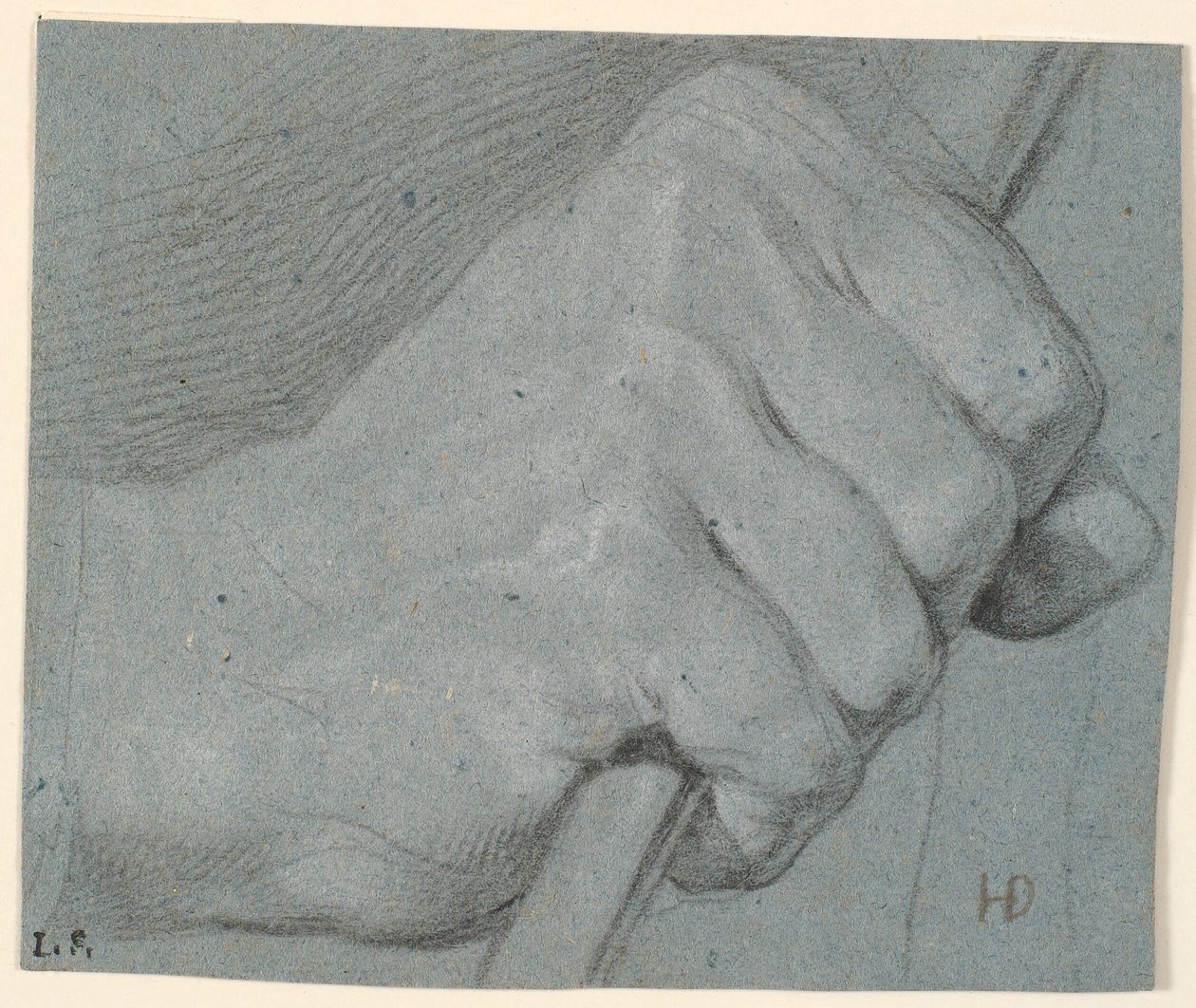 Studio di mano, stretta attorno a un bastone da Heinrich Dittmers