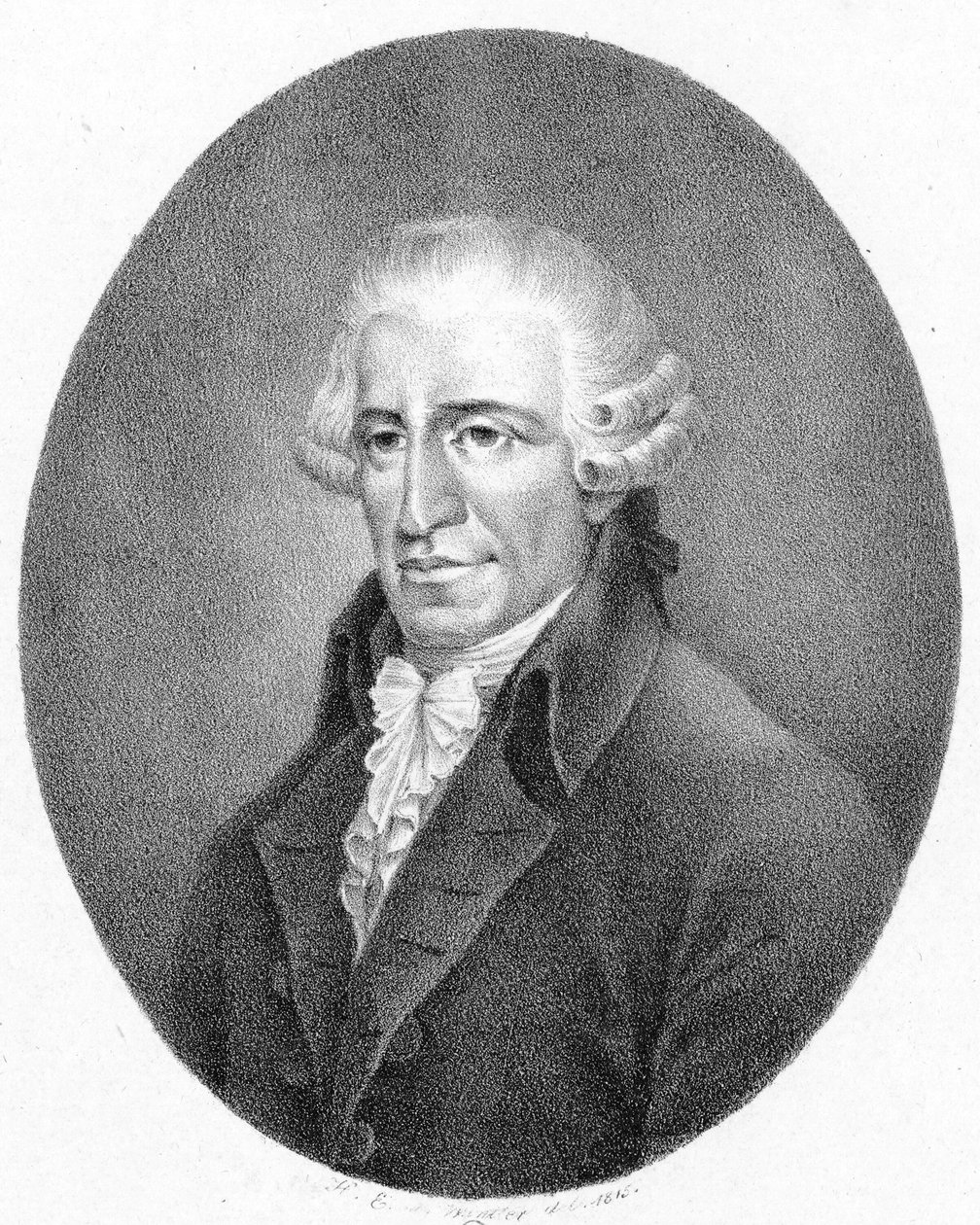 Persona raffigurata:  Joseph Haydn da Heinrich Eduard Winter