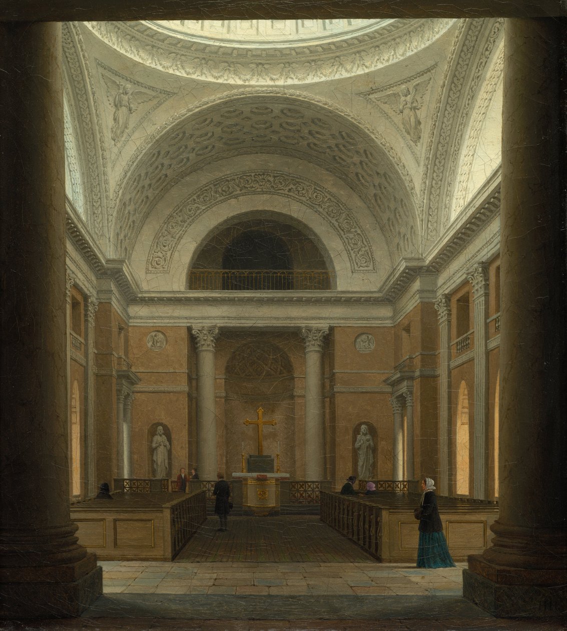 La chiesa del castello di Christiansborg, Copenaghen da Heinrich Hansen