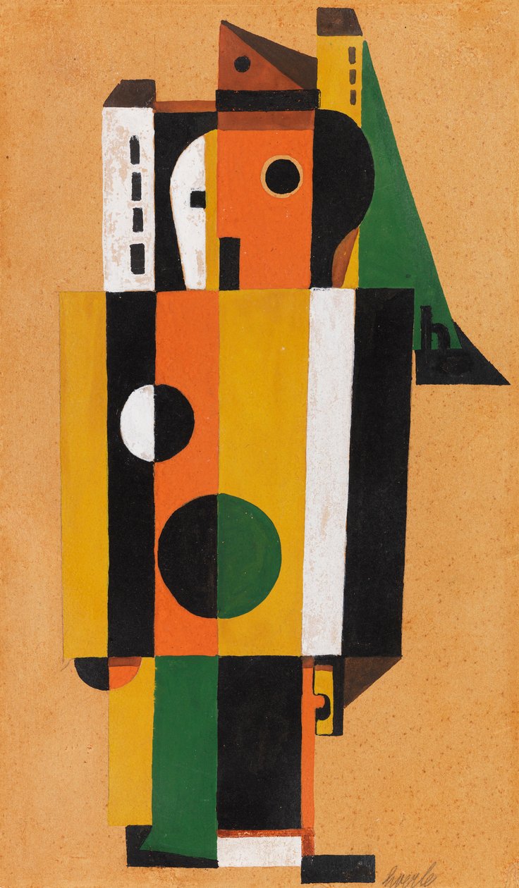 Incontro, 1925 da Heinrich Hoerle
