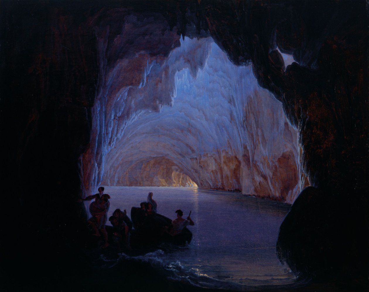 La Grotta Azzurra di Capri da Heinrich Jakob Fried