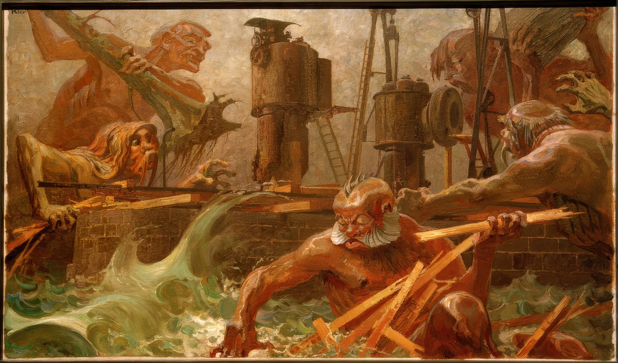 Gli elementi odiano da Heinrich Kley